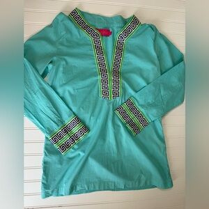 Macbeth collection Tunic Top Medium Swim Cover Up Women. 1008